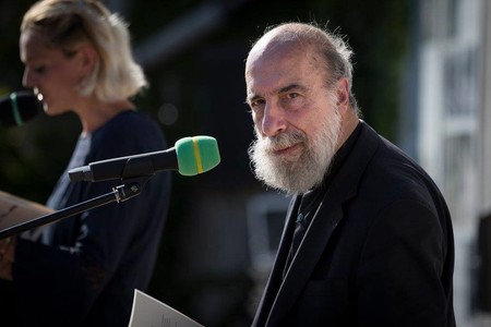 Raúl Zurita, great poet froma Chile, Days of poetry and wine 2017. / Photo: Matej Pušnik